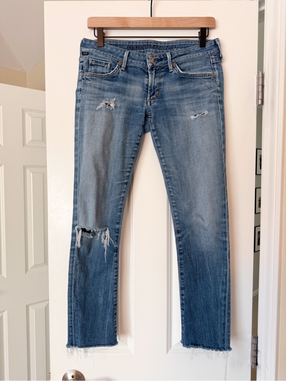 Citizens of Humanity Distressed Skinny Jeans